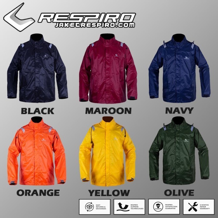 Mantel Jas Hujan Respiro The Challenger R2 Original Asli Eiger Axio