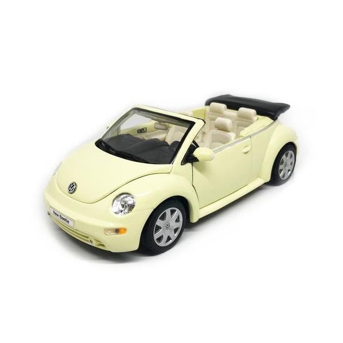 Welly Nex VW / Volkswagen New Beetle Convertible Krem Skala 1:24