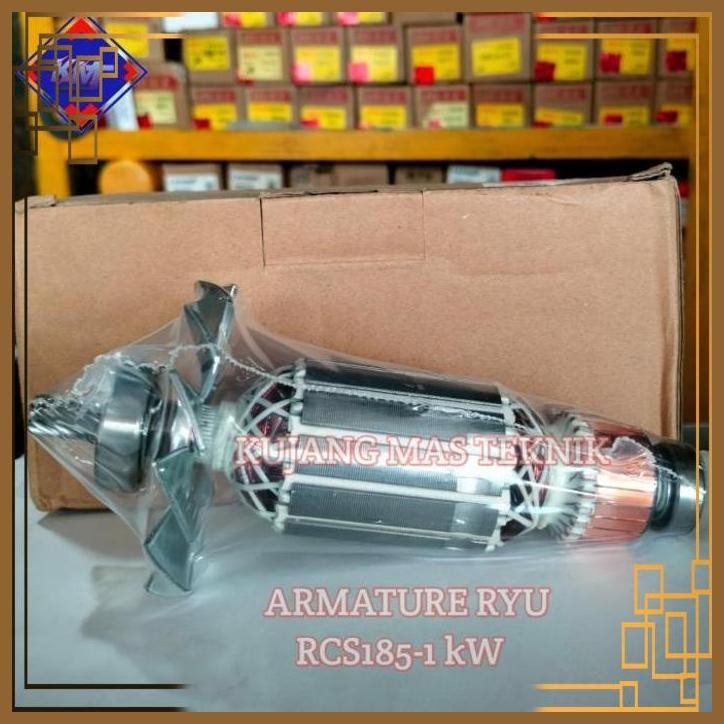 [KT55] ARMATURE ANGKER RCS185-1 MESIN CIRCULLAR SAW RYU ROTOR RCS 185-1 RYU