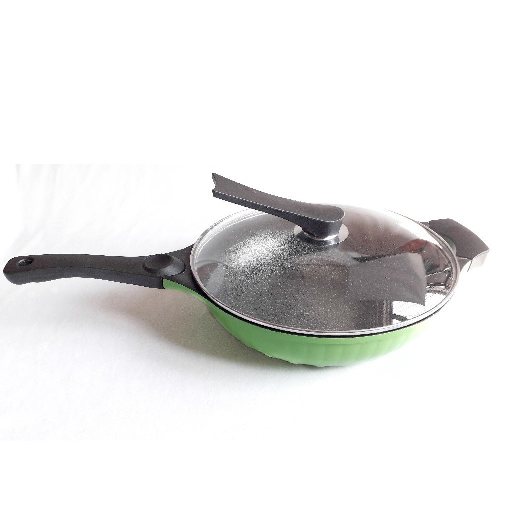 BARAKATI - SUGGO Wok Pan 30 Cm - Panci Wajan Jumbo 30 Cm
