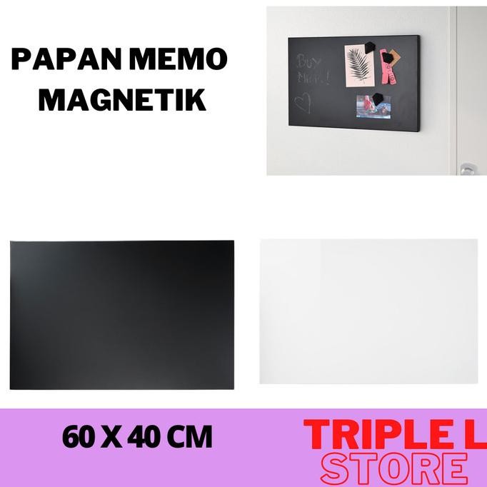 

NEW Papan Memo Pengumuman Magnetik Memo Board Magnetic 60x40 cm SVSS