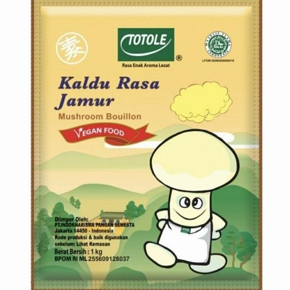 

Totole Kaldu Jamur Vegetarian Halal 1000 Gram 1 Kg