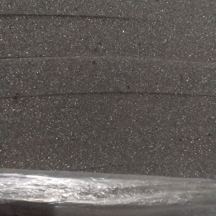 Produk Ready Busa Lembaran Foam PU Spons hitam tebal 2cm uk 100x200cm Density 20