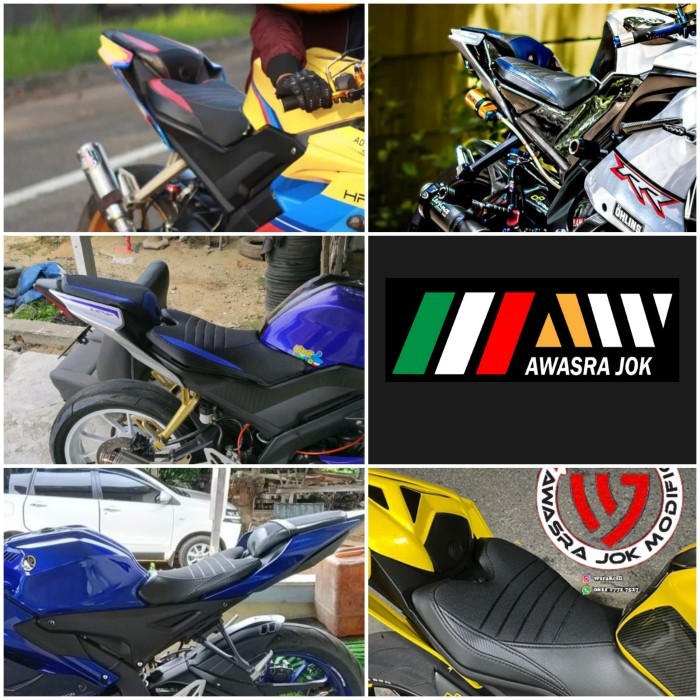 sarung kulit jok motor R15 v3 v2 modifikasi HIGH QUALITY