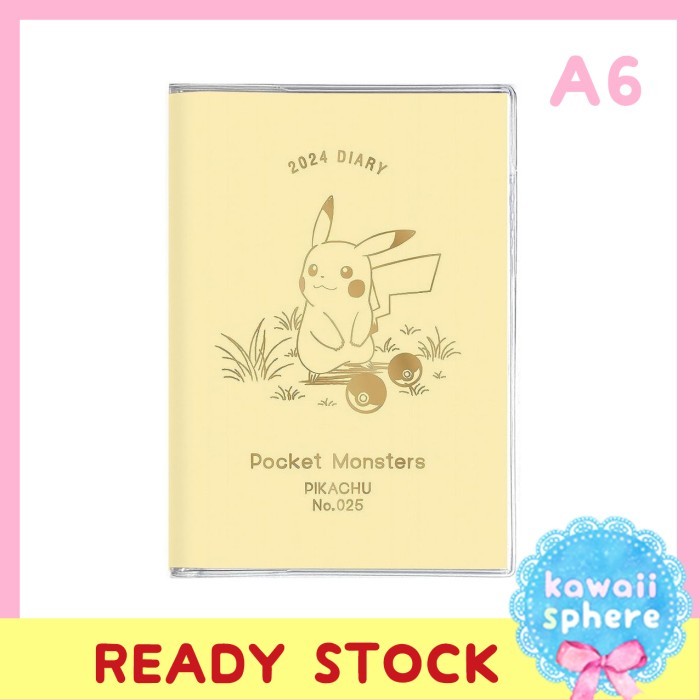 

Art Print Japan 2024 Pikachu (Pokemon) A6 Planner 2024 Monthly