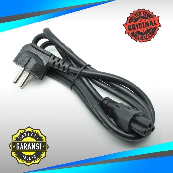 Kabel Power Laptop Adaptor Laptop 3 Prong Berkualitas TERBAIK