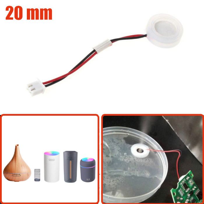 

OOTDTY Ultrasonic Atomizer Humidifier Mist Pembuat Kabut 20mm 1 PCS - OT079