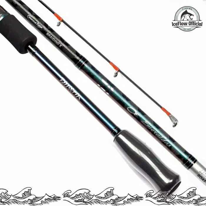 Joran Pancing Rod Daiwa Emeraldas - Rod Eging - Spinning - Casting - Solid Tip - Joran Eging Daiwa