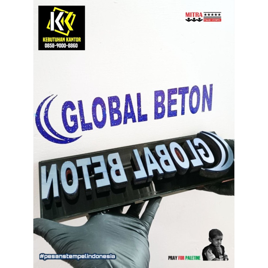 

Jual Stempel Beton Precast Stempel Logo Permanent Stempel Cap Beton Custom