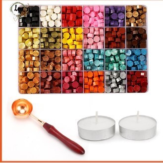 

700pcs Vintage Seal Wax Stamp Tablet Pill Beads for Envelope Wedding C