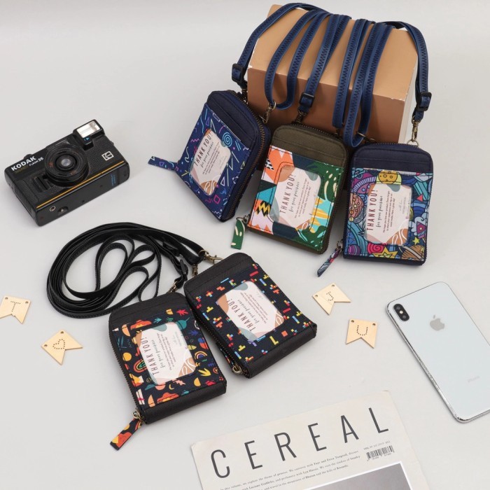 

ID Card Holder Dompet Multifungsi Kalung Gantung Name Tag Lanyard