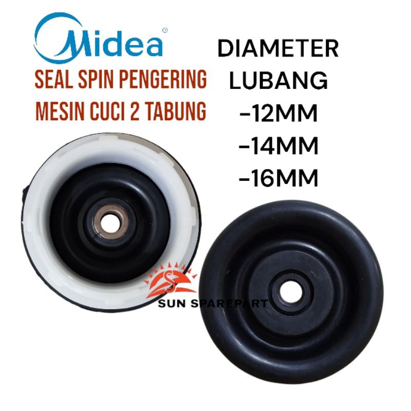 seal karet spin pengering mesin cuci Midea 2 tabung