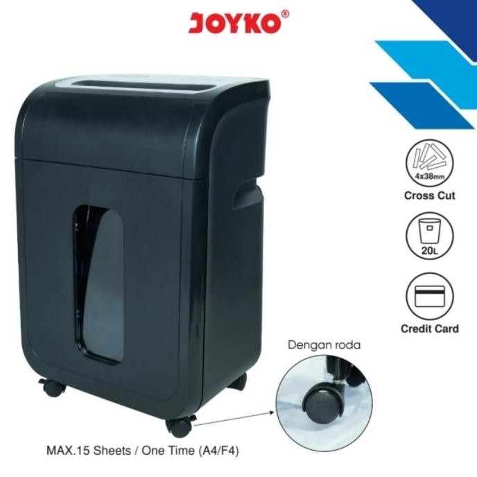 

TERSEDIA MESIN PENGHANCUR KERTAS JOYKO SHD 04 CROSS CUT - PAPER SHREDDER SHD04
