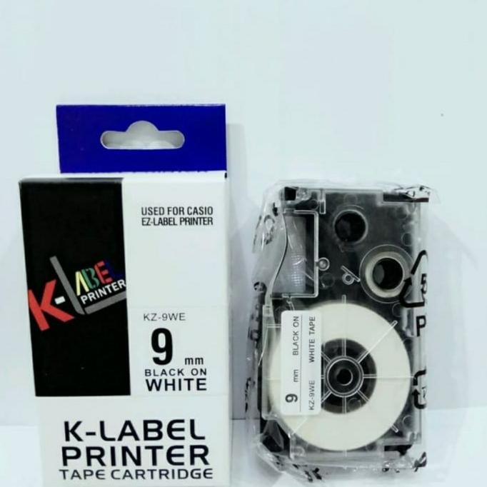 

TERSEDIA K LABEL PRINTER 9MM - USE COMPATIBLE CASIO EZ LABEL TAPE 9MM