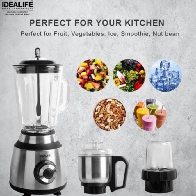 

TERSEDIA BLENDER LISTRIK IDEALIFE IL-220A SET MULTIFUNGSI PENGGILING CHOPPER