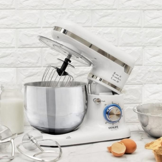 

TERSEDIA IDEALIFE IL 221A LOW WATT STAND MIXER MIXER BERDIRI MULTI SPEED IL221A