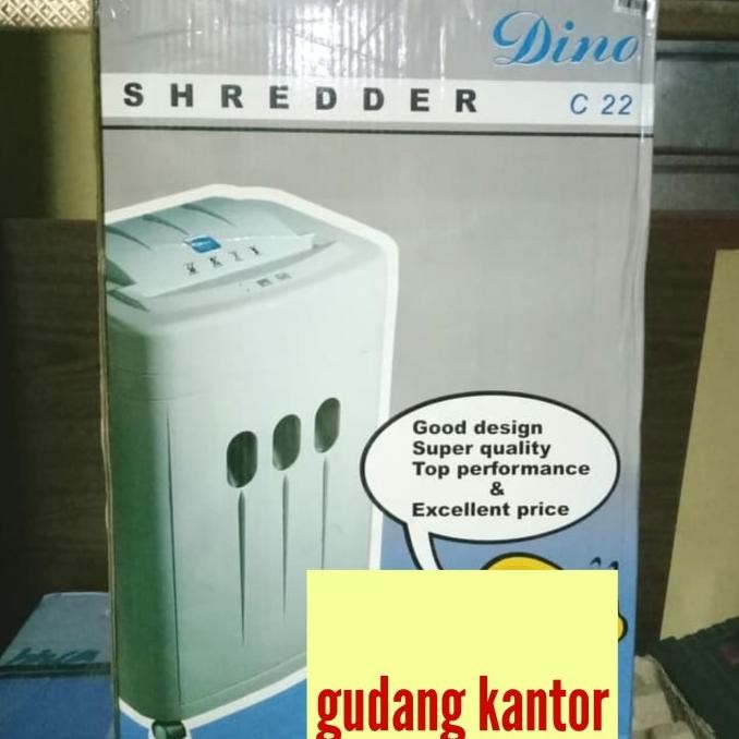 

TERSEDIA DINO C-22 / MESIN PENGHANCUR KERTAS / PAPER SHREDDER C22