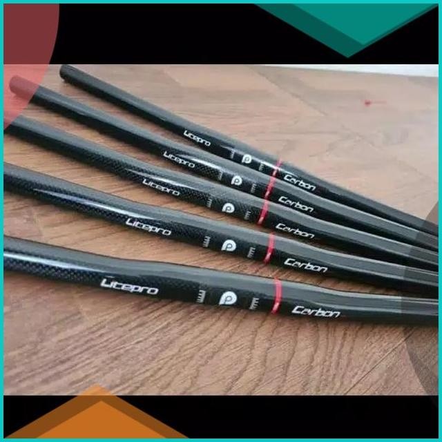 HANDLEBAR litepro carbon stang sepeda lipat litepro carbon 140BZ4 per