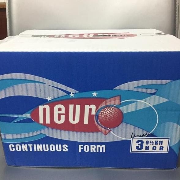 

TERBARU - Continuous Form / Kertas Dot Matrix Neuro 9 1/2 x 11 - 3 Ply (K3)