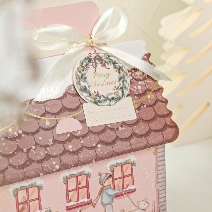 

(10SETS) Kotak Gingerhouse 3d / Kotak Natal/ Christmas box / kotak kue natal terbaru 2024