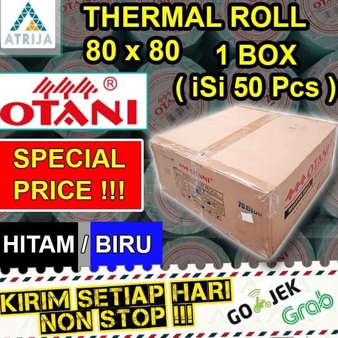 

TERMURAH - Thermal Roll Otani 80x80 1 Box (50 Roll)