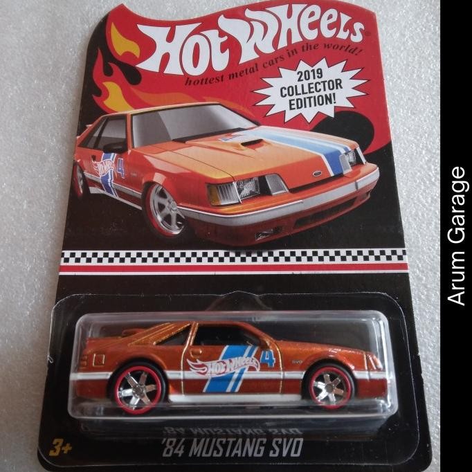 Hot Wheels Premium 84 Mustang SVO. Card Mail In 2019 Collector Edition