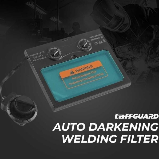 Kaca Helm Las Pelindung Mata Gelap Otomatis Auto Darkening Filter Lens