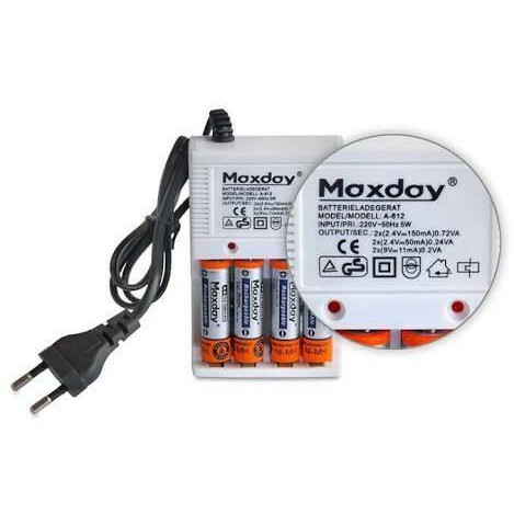 Charger Cas Baterai Batre Aa / Aaa Dan Kotak Maxday A-612