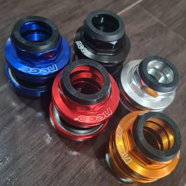 Headset Neco Taiwan H671 Bearing Sepeda 22.2Mm Kom Mangkok Fork Garpu