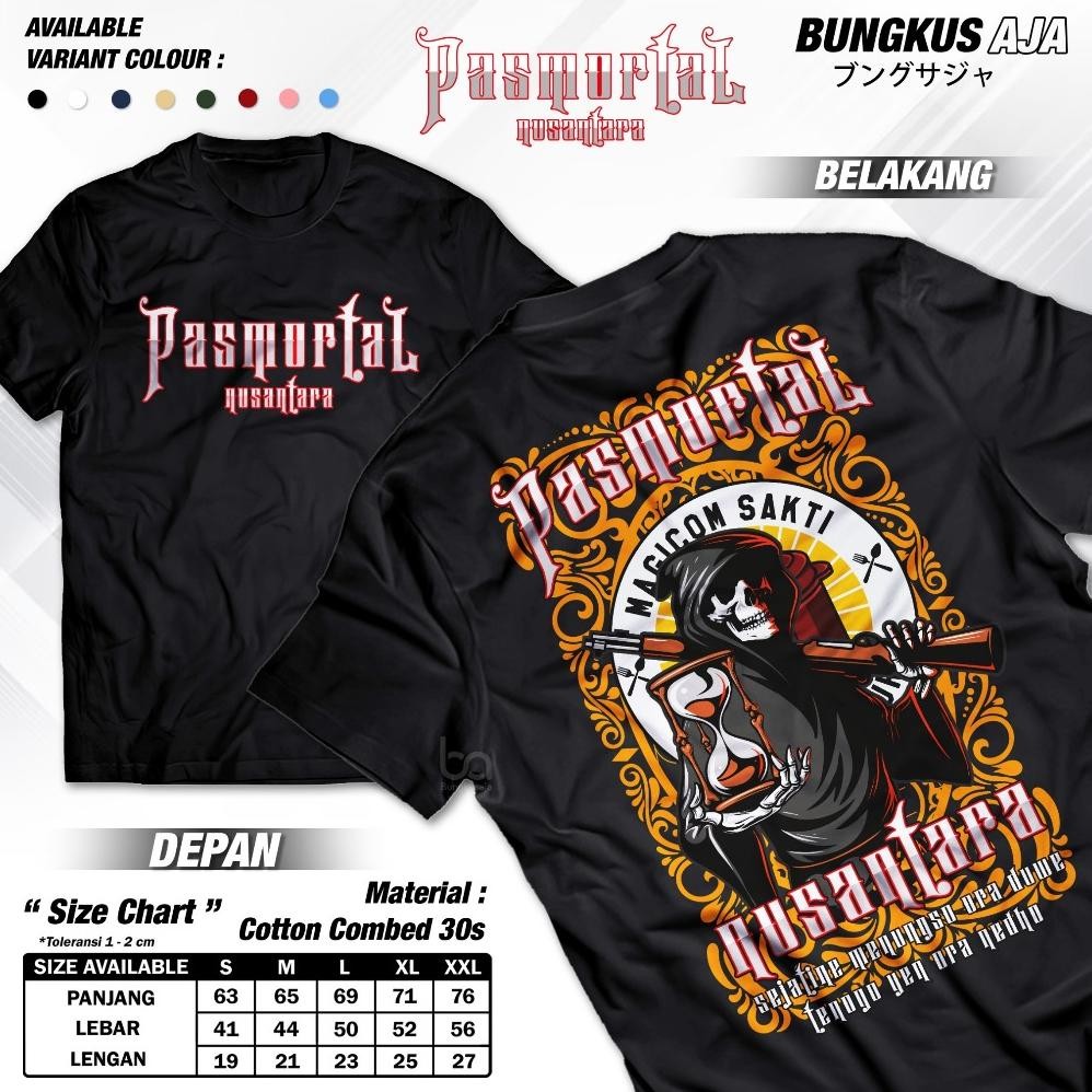 Kaos Pasmortal Nusantara Perguruan Magicom Sakti T-Shirt Distro A1222
