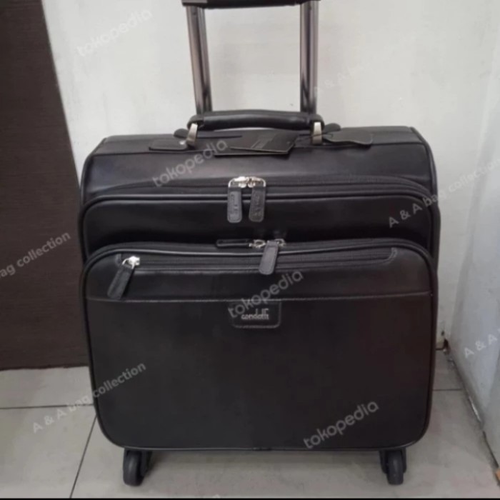TERBARU trolley bag tas koper roda 4 condotti original 16 inch cabin size BISA GOSEND