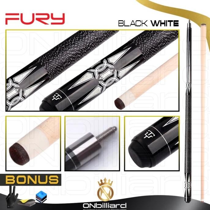 Fury TY EA Cue Stick Stik Play Billiard Biliar Biliard Biliyar BARU