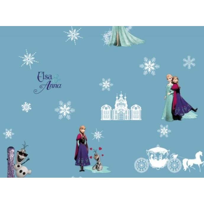 WALLPAPER DINDING KARAKTER FROZEN