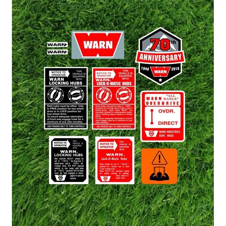 

STICKER WARN 1 SET STICKER ISSI 10 PCS