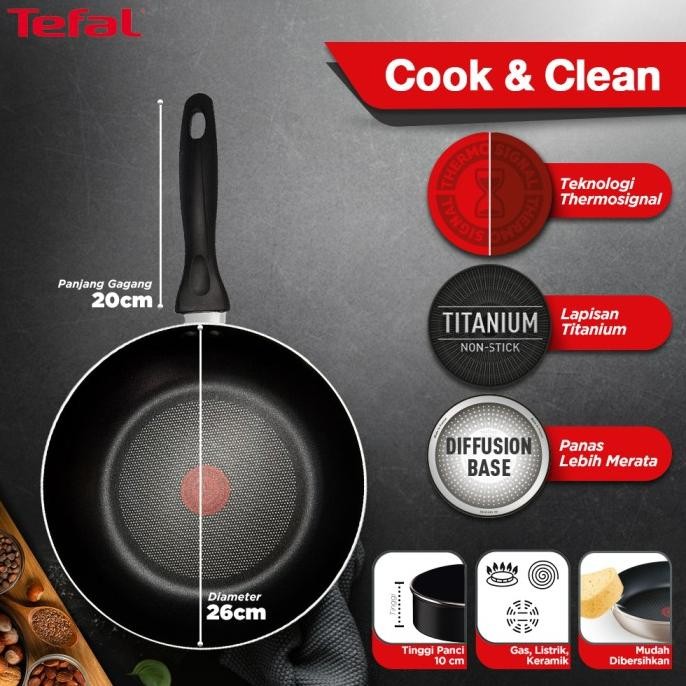 Tefal Wajan & Panci Complete Set 1 - Penggorengan