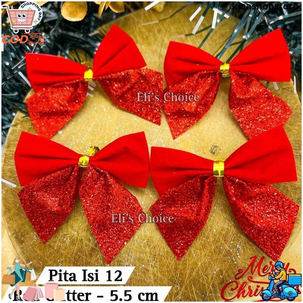 

Pita Natal Merry Christmas Ribbon Dekorasi Pohon Natal Pita Merah Gold Silver Pita Natal Siap Pakai D Terlaris