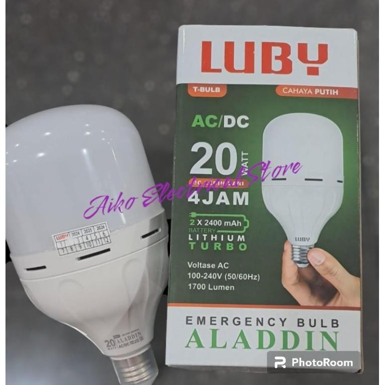 Lampu LED Emergency Luby Aladin 20 wat