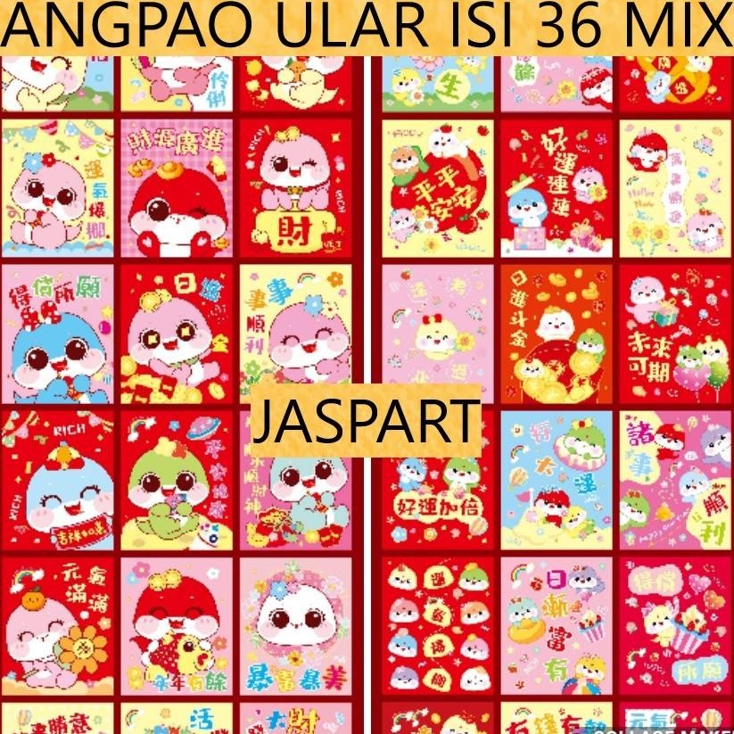 

Angpao Imlek Kotak Isi 36 Angpao Imlek Lucu Shio Ular 2025 Angpao Imlek Murah Ready Stock