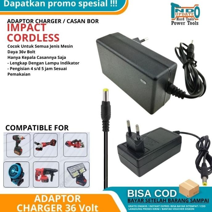 Kepala Casan Adator Cesan 36v 36 Volt Changer Bor Impact Cordles Batok [terbaik]