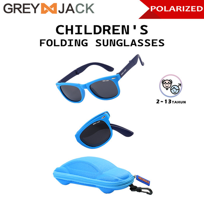 Grey Jack Kacamata Hitam Sunglasses Polarized Anti UV Anak 2802