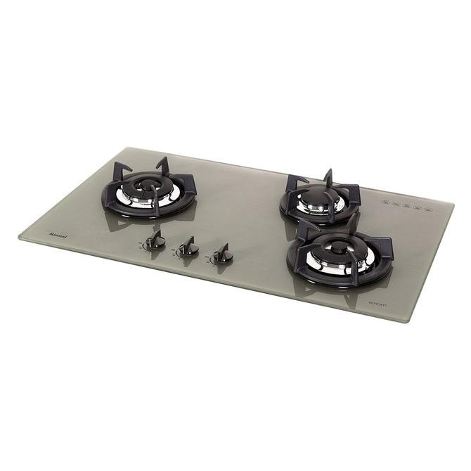 Built-in Gas Hob Kompor Gas Tanam 3 Tungku Rinnai RB-3SS-C SS