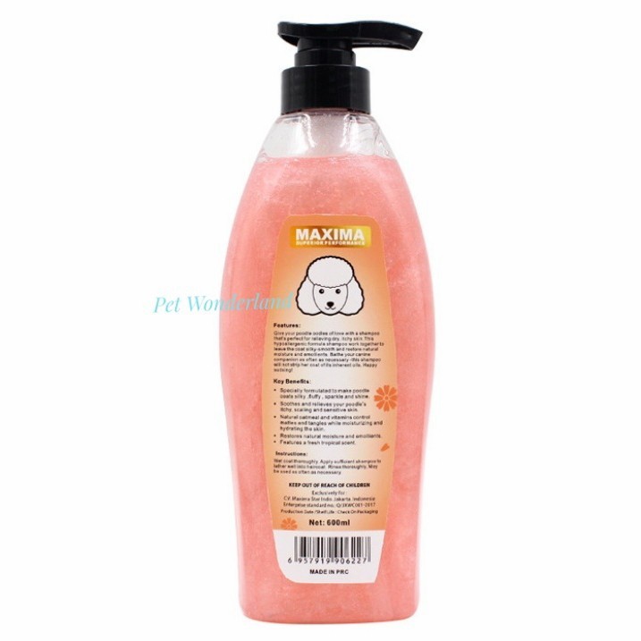 Maxima Poodle Shampoo 600 ML - Shampoo Anjing Poodle