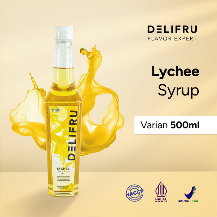 

HARGA DISKON Delifru Syrup Lychee - Sirup Leci 500 ml