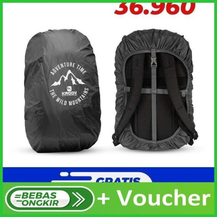 TERBARU Safe Ride - Cover Bag Kroov Sarung Tas 30-35 Liter Waterproof