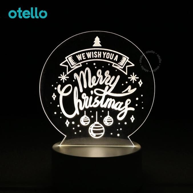 

Dekorasi Lampu Meja Merry Christmas Acrylic Night Lamp Hadiah Hiasan DS99