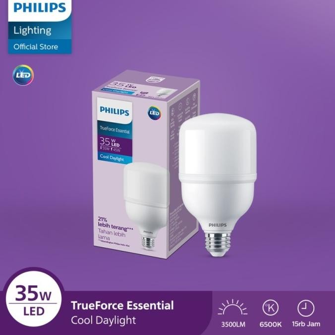 

TERSEDIA LAMPU LED PHILIPS 35W 35 WATT ESSENTIAL TRUEFORCE