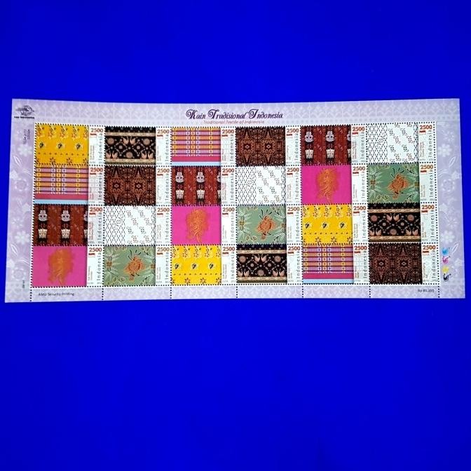 

Prangko/Perangko Indonesia. Kain Tradisional Indonesia. Fullsheet Original Dan Terpercaya