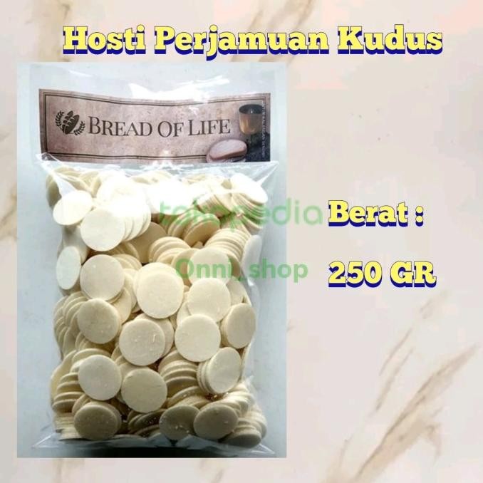 

hosti perjamuan kudus | roti perjamuan kudus 250 gr ZS01