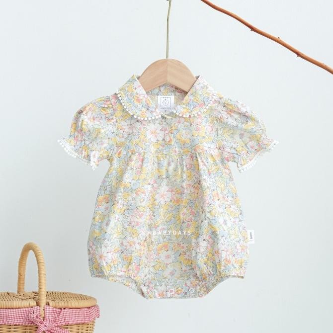 OHBABYDAYS | Jumper Romper Bayi | Lilie Flower Romper