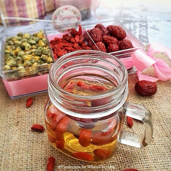 

Bagus Booster Tea (Chrysanthemum+Gojiberry+Red Dates)